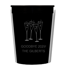2025 New Years Glasses Stadium Cups