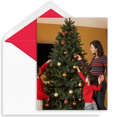 Vertical Custom Folded Note Cards with Your Photo