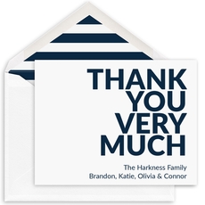 Headline Folded Note Cards