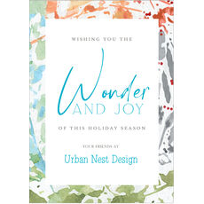 Wonder and Joy Holiday Cards