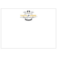 Custom Flat Note Cards with Your Full-Color Logo