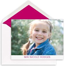 Cooper Folded Photo Note Cards
