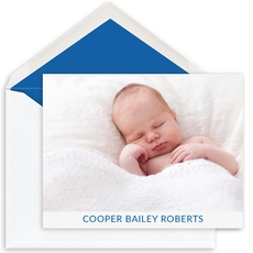 Cooper Folded Photo Note Cards