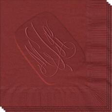 Virginia Embossed Beverage Napkins