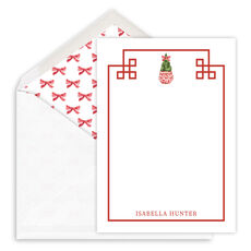 Holiday Topiary Petite Flat Note Cards