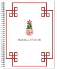 Holiday Topiary Spiral Notebook