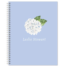 Hydrangea Bloom Spiral Notebook