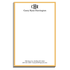 Essential Border Monogram Notepads