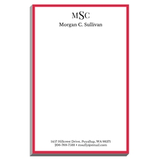Essential Border Monogram Notepads