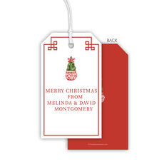 Holiday Topiary Hanging Gift Tags