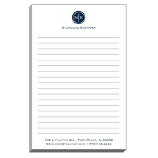 Circle Initials Duogram Notepads