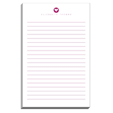 Modern Heart Notepads