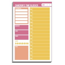 Cameron Time Blocking Notepads