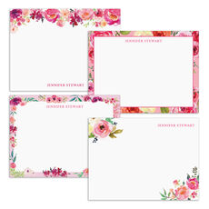 Blushing Beauty Flat Note Card Collection
