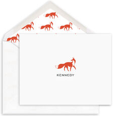 Fox Folded Note Cards