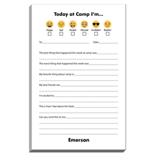 Emoji Today at Fill In Camp Notepads