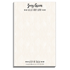 Woodgrain Style Camp Notepads