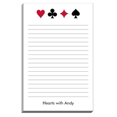 Suits of Cards Notepads