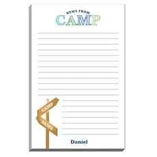 Camp Signs Notepads