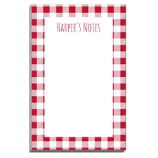 Gingham Border Notepads