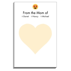 Emoji Heart Eyes Mommy Notepads