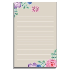 Floral Monogram Notepad
