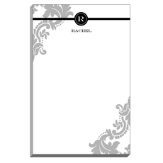 Damask Monogram Notepads