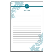 Damask Monogram Notepads
