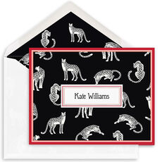 Wild Cheetah Folded Note Cards