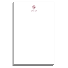 Ornate Script Initial Notepads