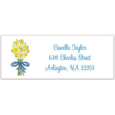 Bunch of Daffodils Return Address Labels