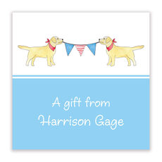 Summer Parade Square Gift Stickers