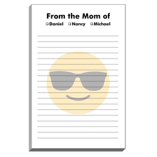 Emoji Sunglasses Parent Notepads