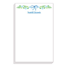 Sweet Blue Floral Notepads