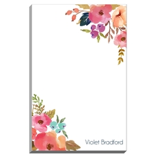 Fall Watercolor Peony Notepads