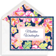 Island Hibiscus Folded Note Cards