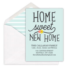 Home Sweet New Home Moving Announcements