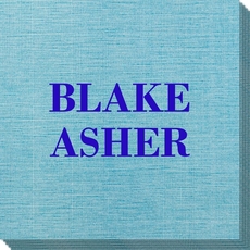 Two Bold Names Bamboo Luxe Napkins