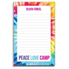 Peace Love Camp Notepads