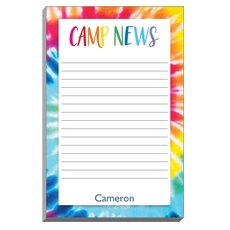 Tie-Dye Camp News Notepads