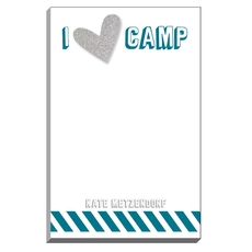 I Love Camp Notepads