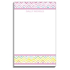 Watercolor Chevron Notepad