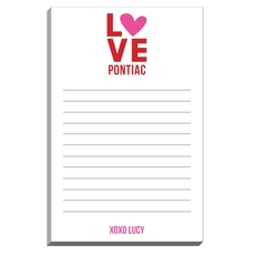 Stacked Love Notepads