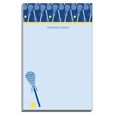 Blue Lacrosse Notepads