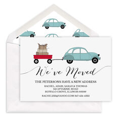 Packed Trailer Moving Announcements