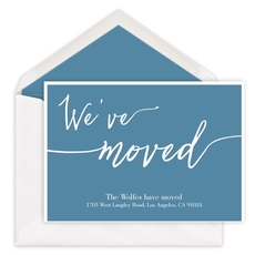 We've Moved Moving Announcements