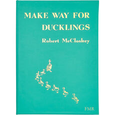 Make Way For Ducklings Personalized Leather Book