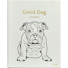 Good Dog Personalized Leather Book
