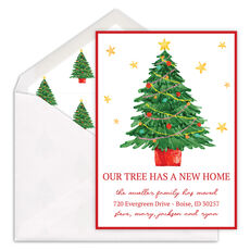 Our Tree Has A New Home Flat Moving Announcements