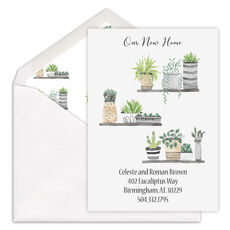 Potted Plants Your Text Moving Announcements